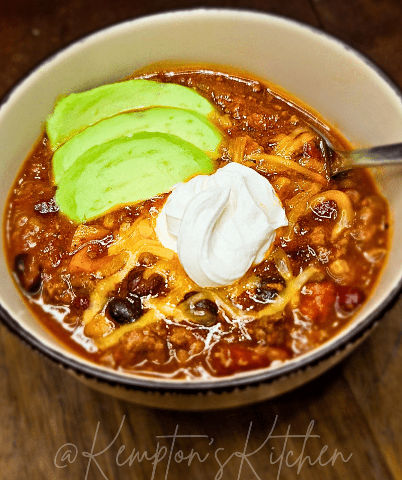 Mama K’s Famous Homemade Chili