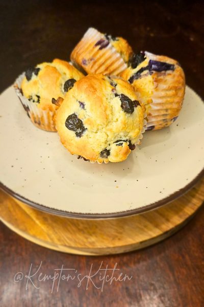 Easy Homemade Blueberry Muffins
